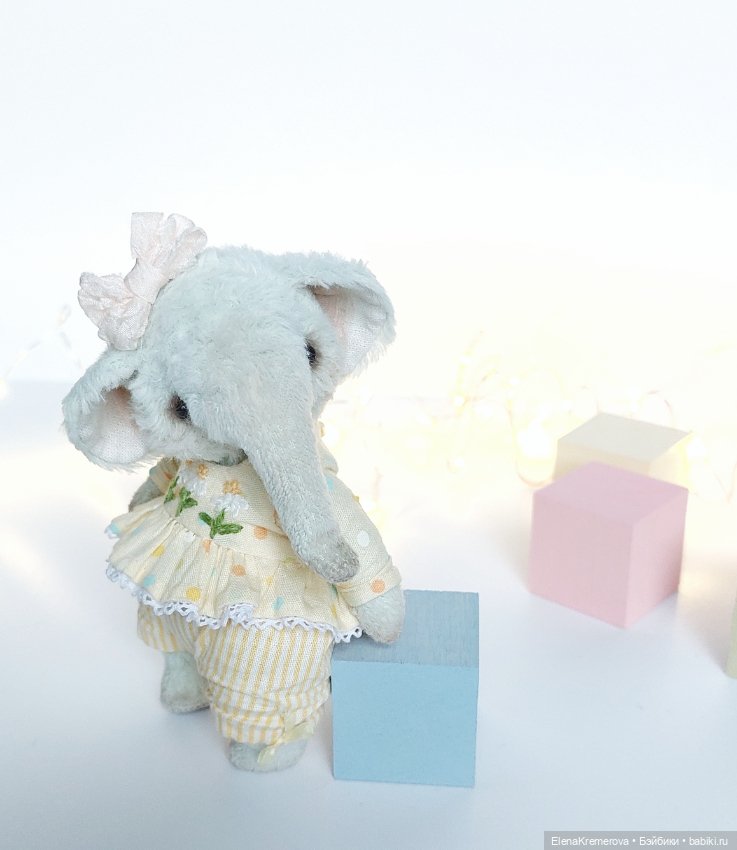 Тедди слоник Фанти — Авторские игрушки