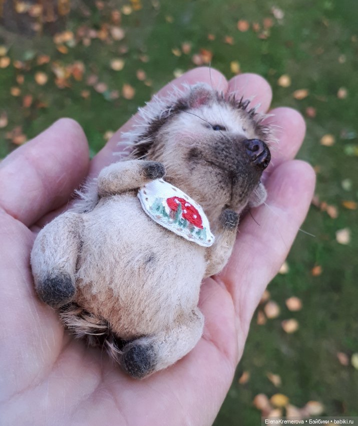 Семейка ёжиков — Авторские игрушки (фото 2)