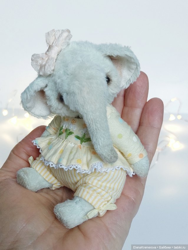 Тедди слоник Фанти — Авторские игрушки (фото 5)