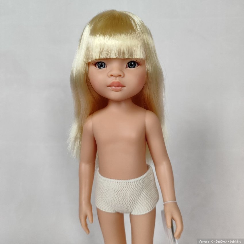 Paola Reina кукла Маника, платиновые волосы, № 3, 32 см, арт 14833 (фото 9)