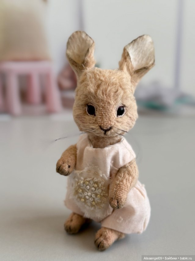 Милый зайчик — Авторские игрушки (фото 6)