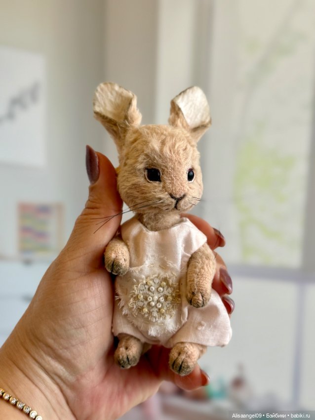 Милый зайчик — Авторские игрушки (фото 2)