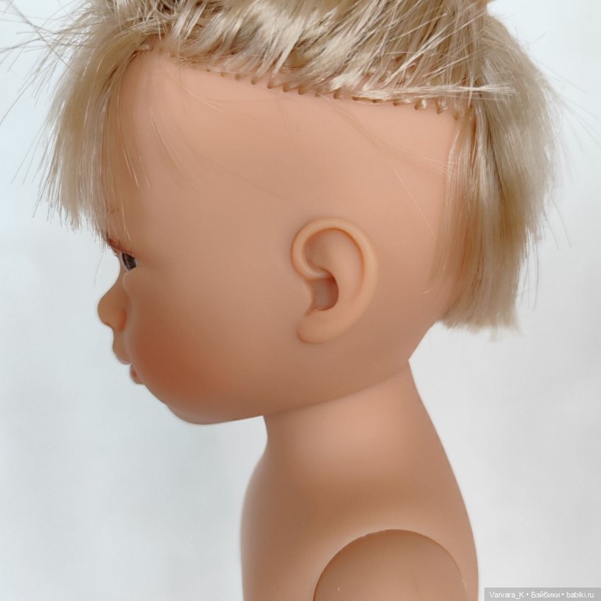 Carmen Gonzalez, кукла - мальчик Марко, блондин, 34 см, № 1