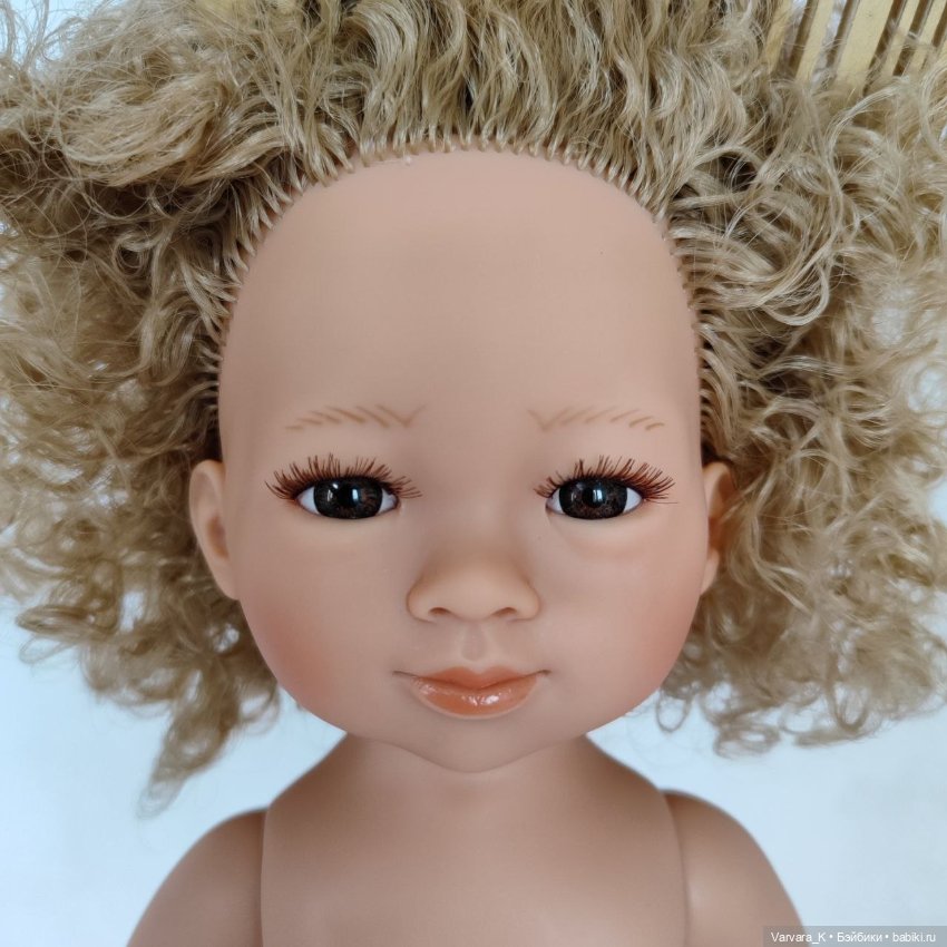 Carmen Gonzalez Селия , кудрявая блондинка, № 1, 34 см (фото 4)