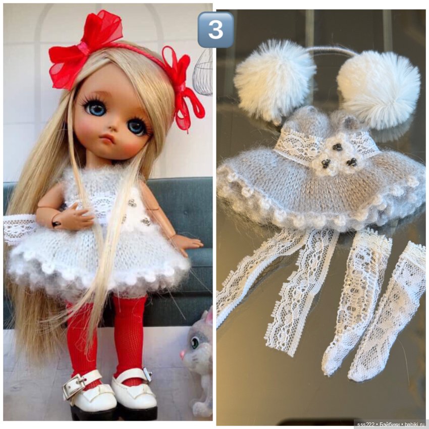 Красивые наряды для кукол 16-17 см (фото 4)