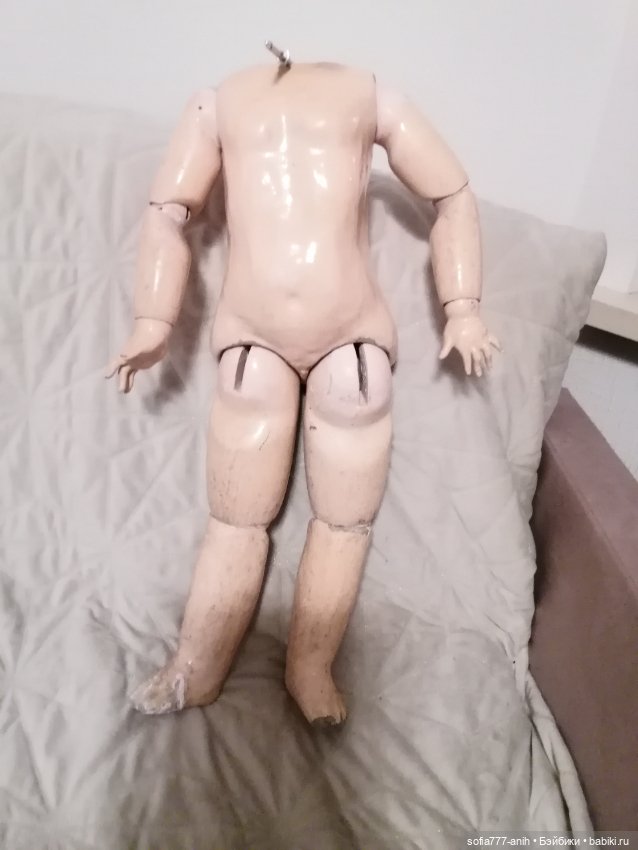 Огромное французское тело для куклы Jumeau SFBJ и других