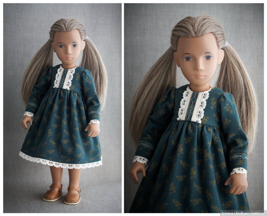 Уютные платья для кукол Sasha doll (фото 9)
