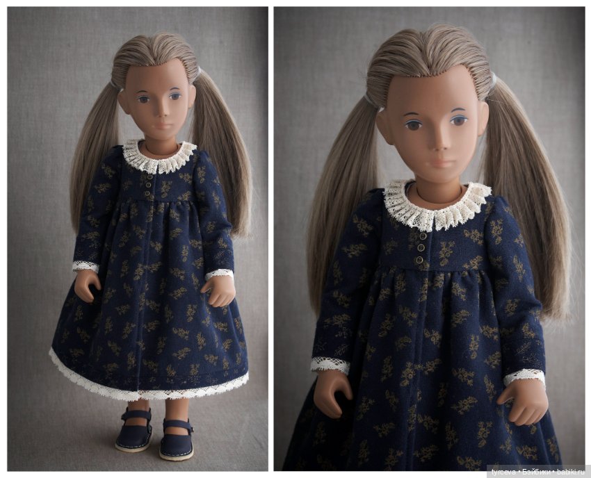 Уютные платья для кукол Sasha doll (фото 6)