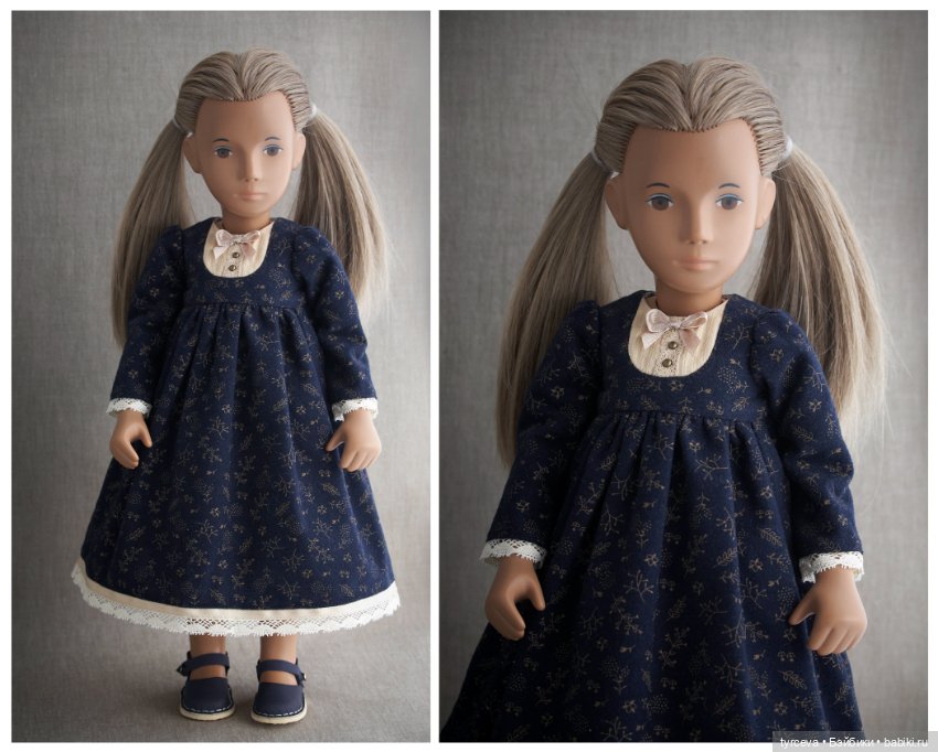 Уютные платья для кукол Sasha doll (фото 7)