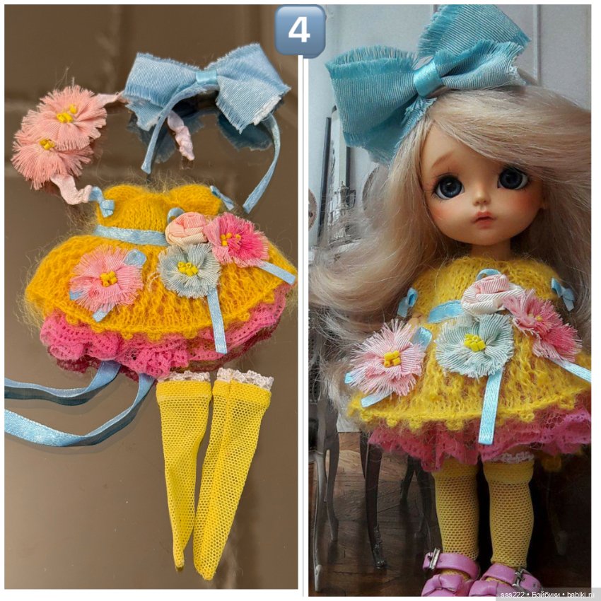 Красивые наряды для кукол 16-17 см (фото 5)