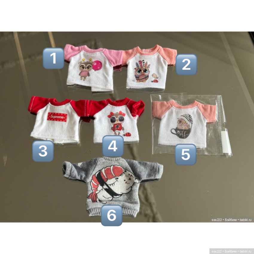 Футболки Rada — Одежда для BJD (фото 3)