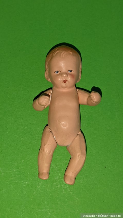 Керамический голыш рыжик Hertwig 1508 с рельефными волосами, высота 8 см (фото 5)