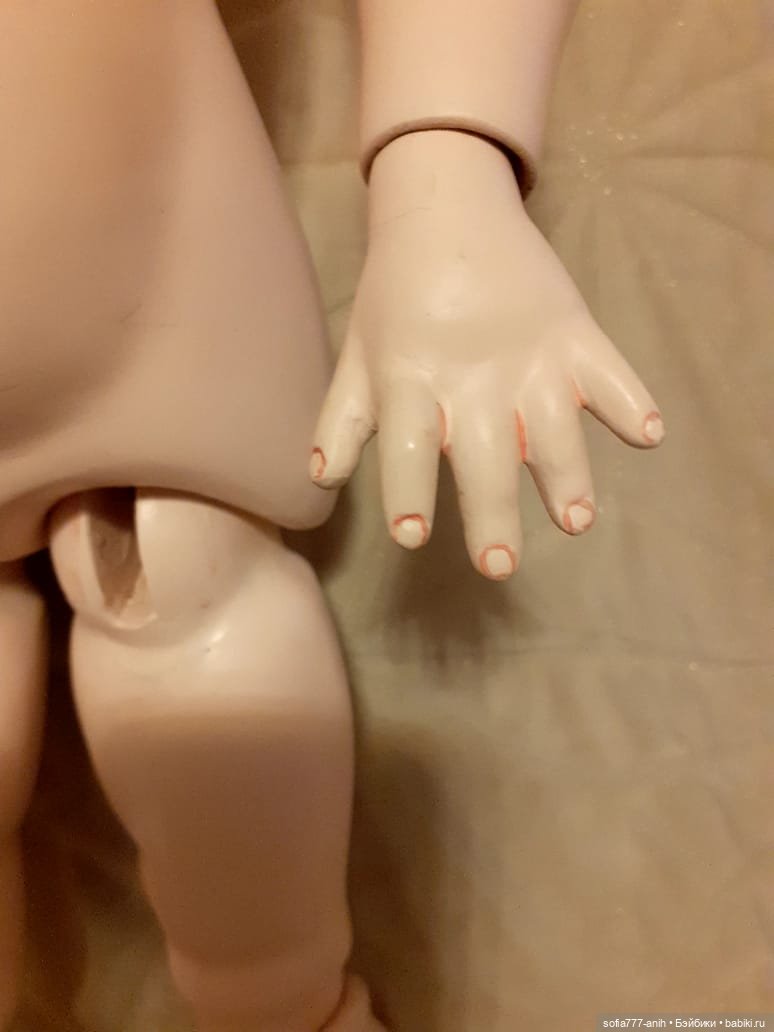 Антикварное немецкое тело фабрики Heinrich Handwerck (фото 4)