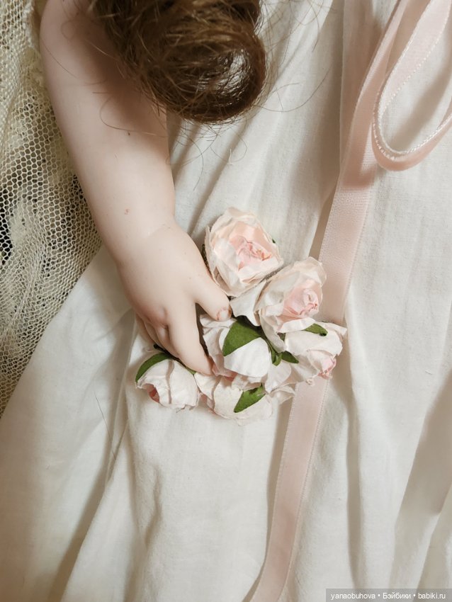 Очень рослая антикварная кукла Альт Бек Готшальк, рост 70 см