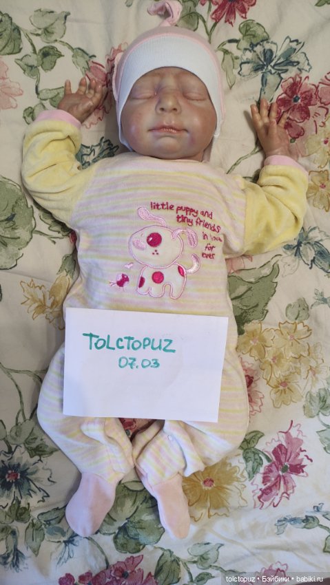 Спящая куколка реборн 52 см (фото 2)