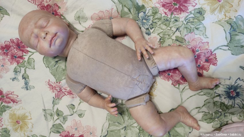 Спящая куколка реборн 52 см (фото 4)