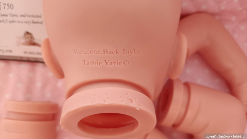 Welcome Back Taylor reborn kit by Tamie Yarie (фото 2)