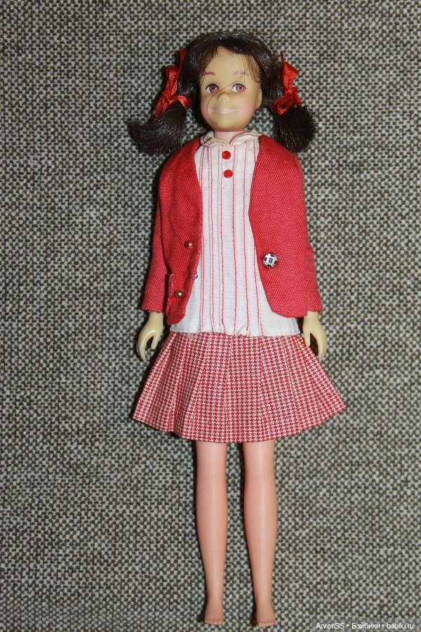 Редкая винтажная Скутер Straight Legs Skooter, brown hair (фото 2)