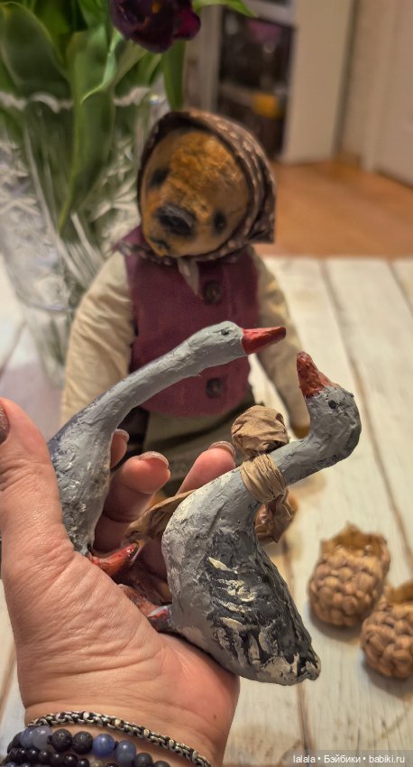 Гусятница из деревеньки — Авторские игрушки (фото 5)