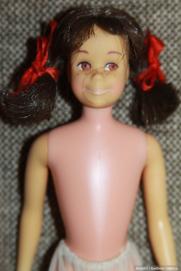 Редкая винтажная Скутер Straight Legs Skooter, brown hair (фото 7)