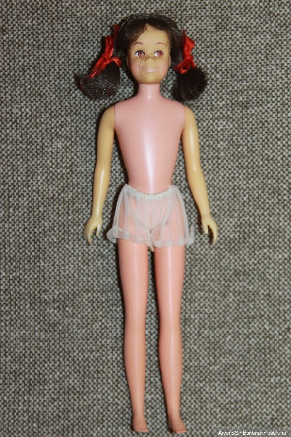 Редкая винтажная Скутер Straight Legs Skooter, brown hair (фото 5)