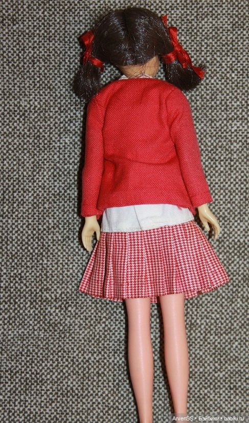 Редкая винтажная Скутер Straight Legs Skooter, brown hair (фото 4)