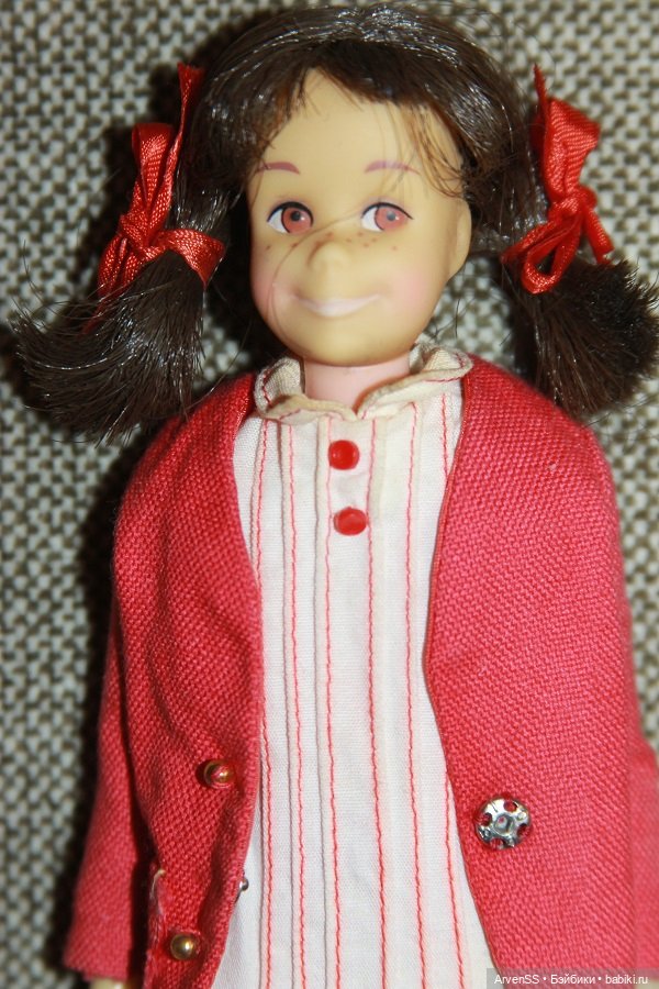 Редкая винтажная Скутер Straight Legs Skooter, brown hair (фото 3)