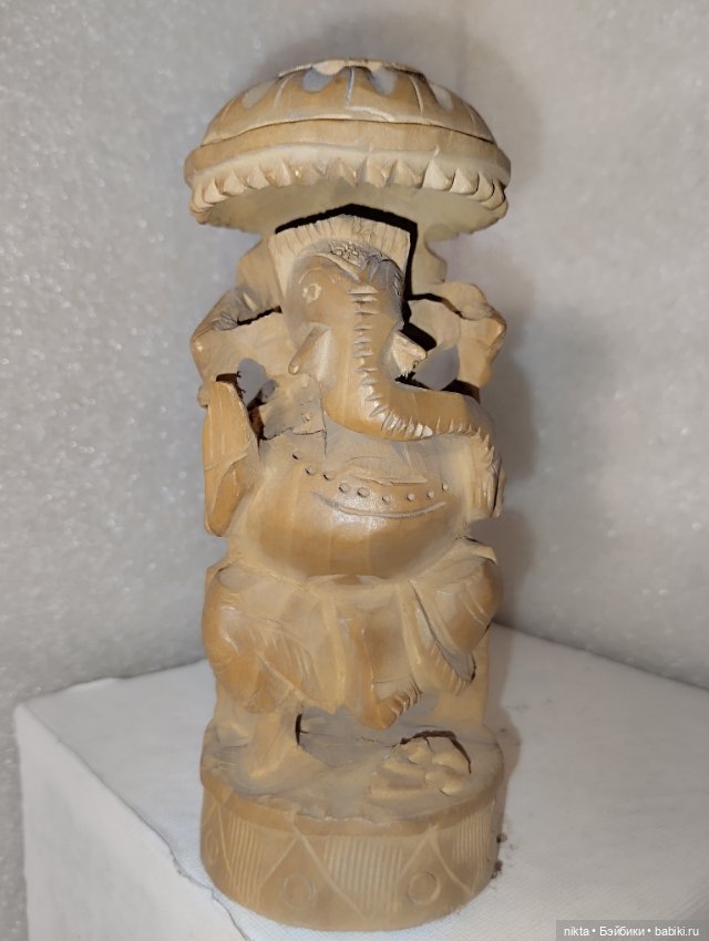 Деревянный слон Ганеша — Статуэтки (фото 2)
