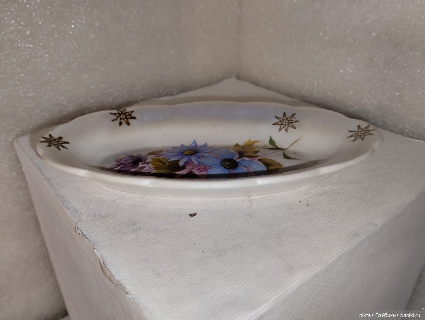 Маленькое кукольное блюдо СССР для сервировки стола (фото 3)