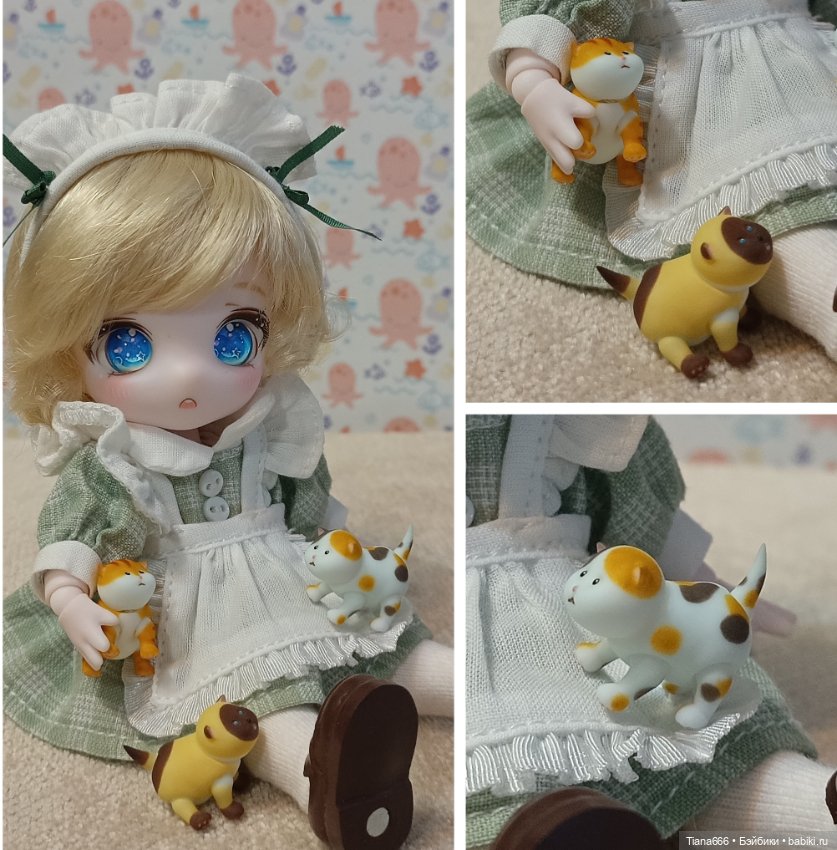 Шарнирная кукла Котенок — Авторские куклы BJD (фото 6)