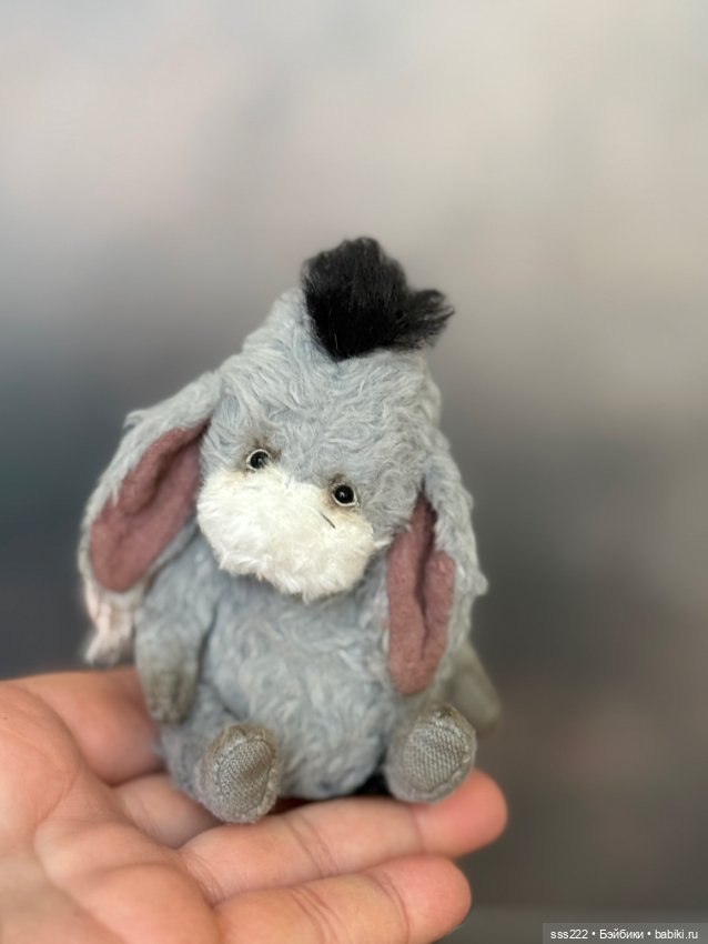 Маленький ослик Иа — Авторские игрушки (фото 2)