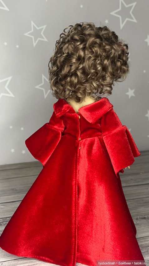 Платье бархатное для Бонеки (фото 3)