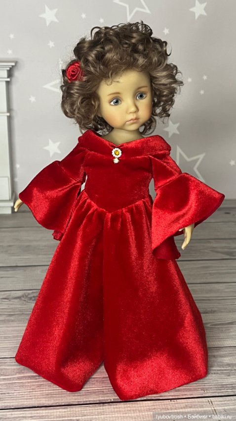 Платье бархатное для Бонеки (фото 5)