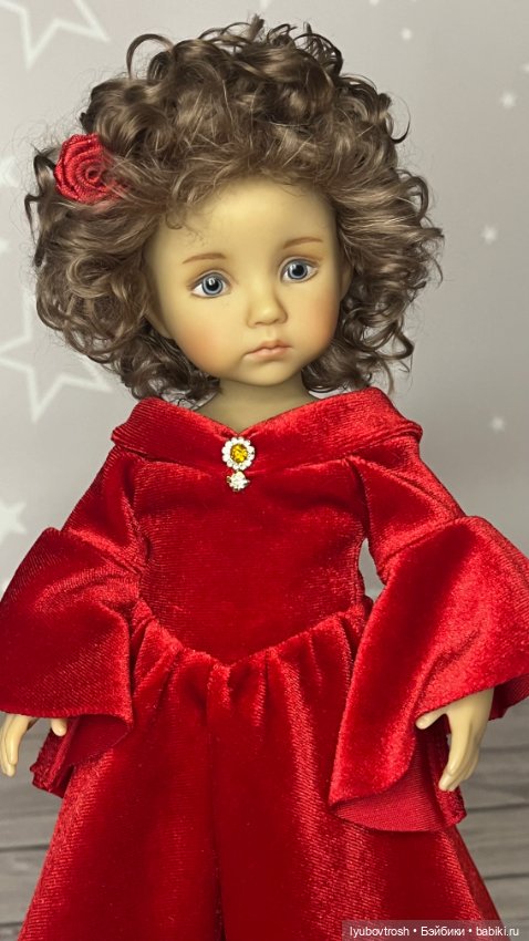 Платье бархатное для Бонеки (фото 7)