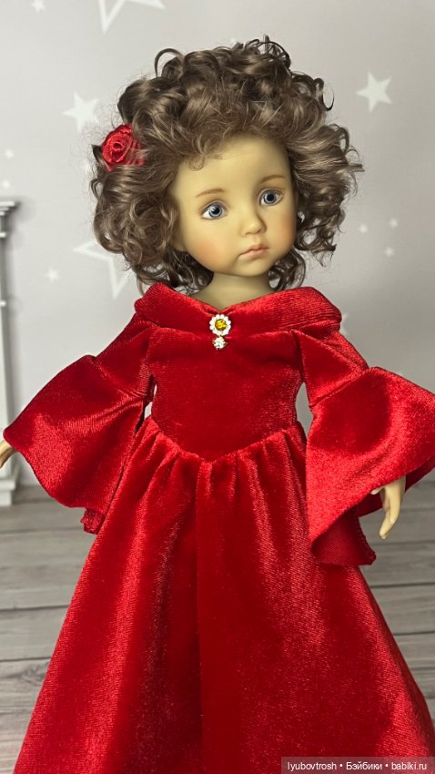 Платье бархатное для Бонеки