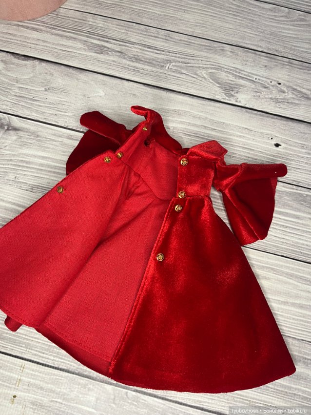 Платье бархатное для Бонеки (фото 9)