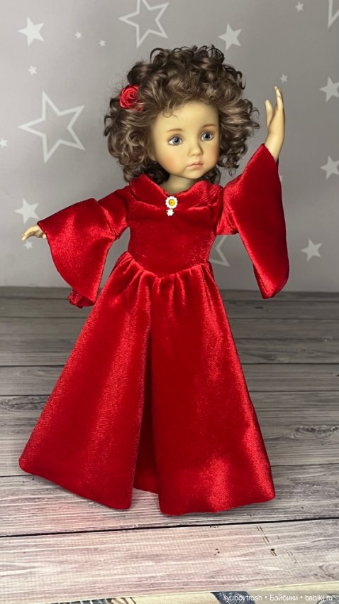 Платье бархатное для Бонеки (фото 4)