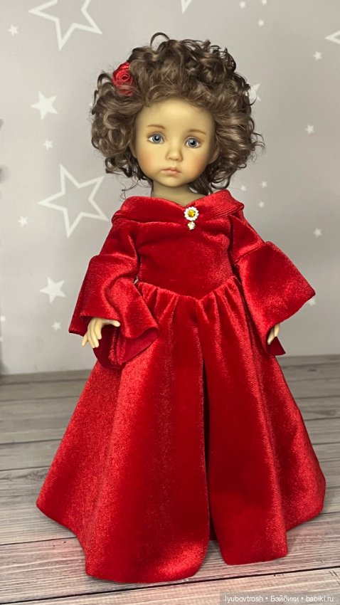 Платье бархатное для Бонеки (фото 6)