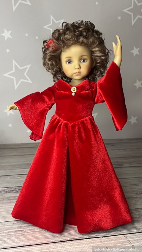 Платье бархатное для Бонеки (фото 2)