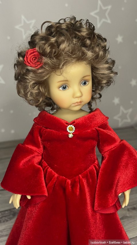 Платье бархатное для Бонеки (фото 8)