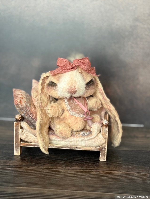 Спящий зайчик Ани Колыхаловой (фото 5)