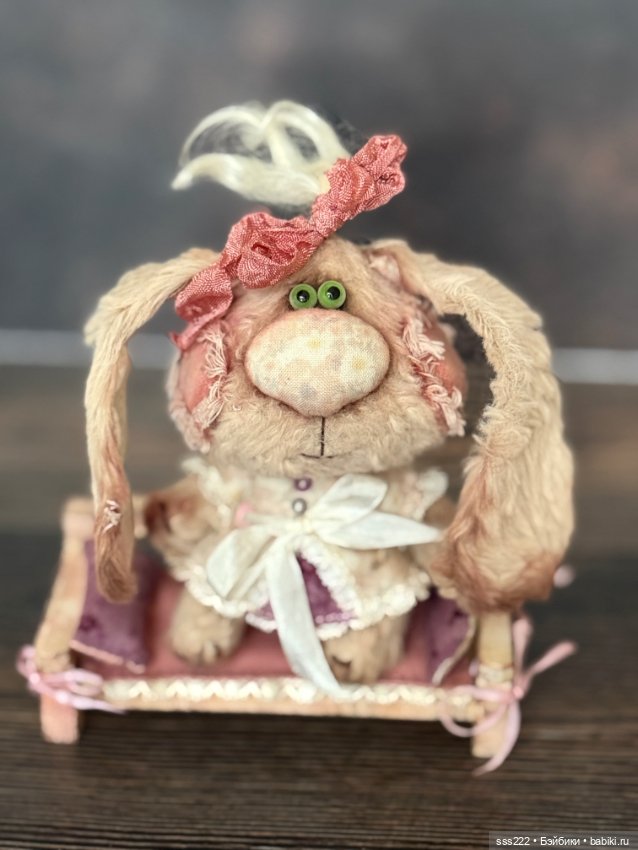 Зайчик Оли Колыхаловой — Авторские игрушки (фото 4)