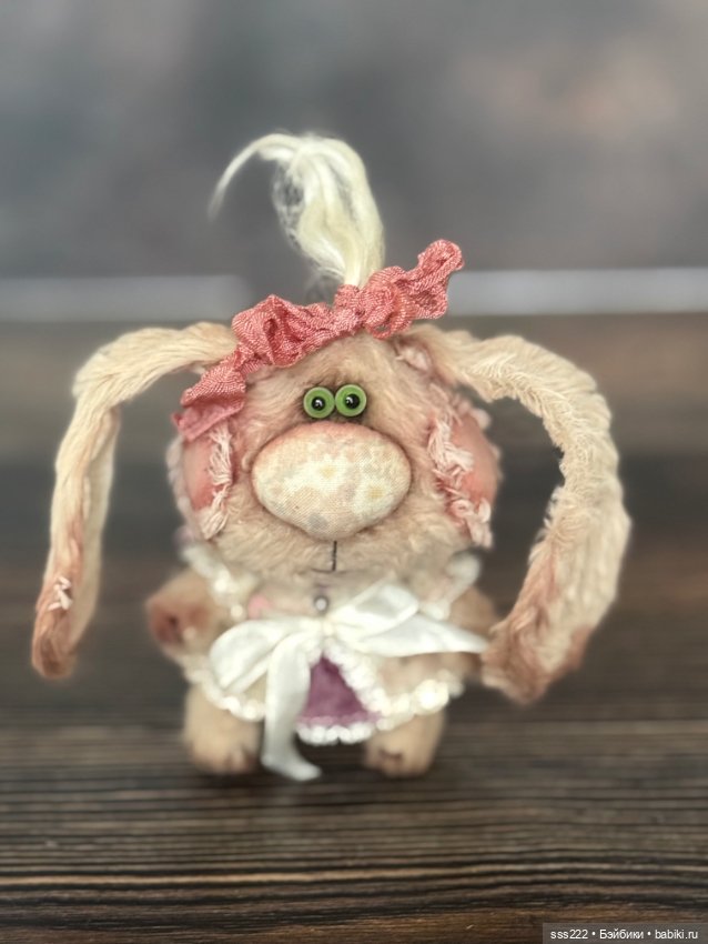 Зайчик Оли Колыхаловой — Авторские игрушки (фото 8)