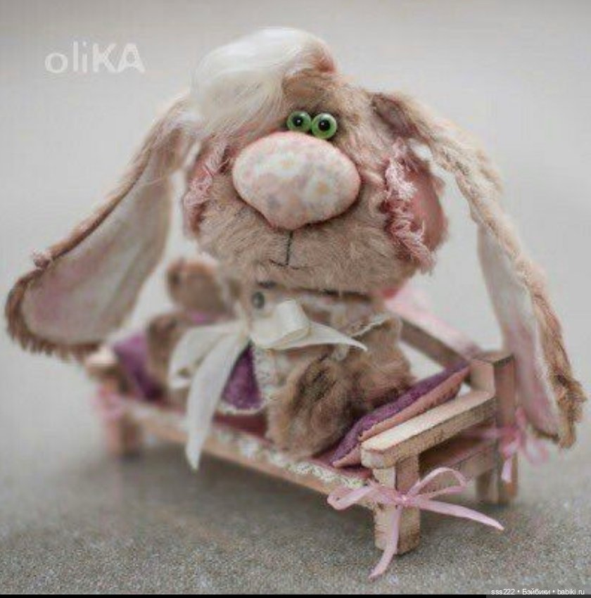 Зайчик Оли Колыхаловой — Авторские игрушки (фото 2)