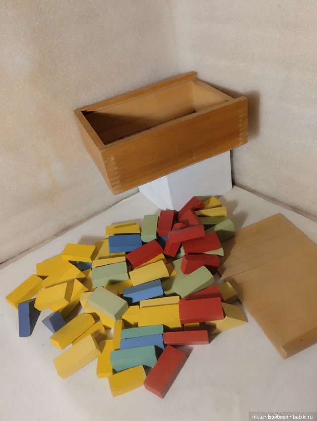 Деревянный строительный набор СССР