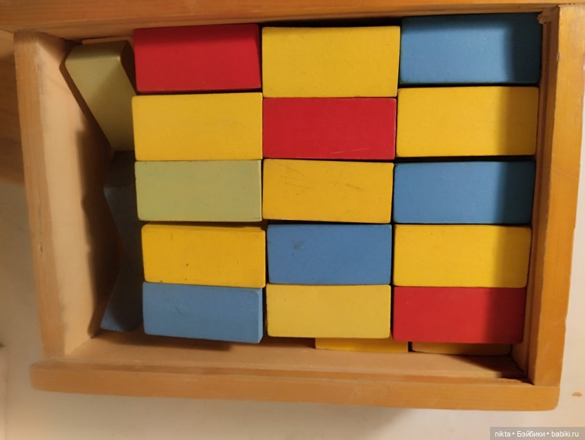 Деревянный строительный набор СССР (фото 2)