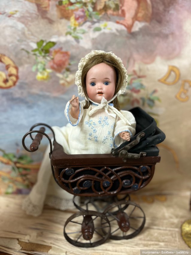 Очаровательная малышка Porzellanfabrik Mengersreuth 924 в колясочке (фото 5)