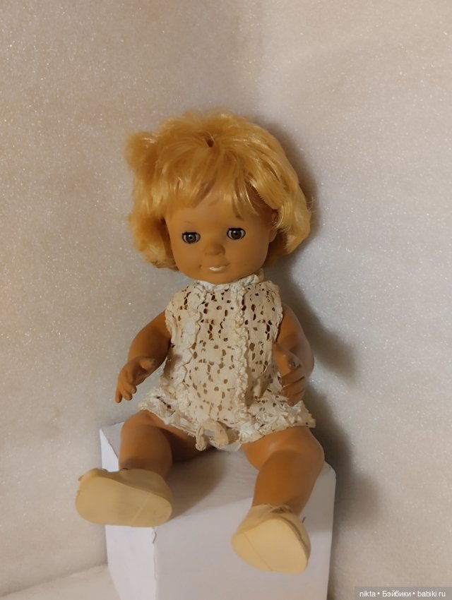 Кукла ГДР В родном Полностью резиновая