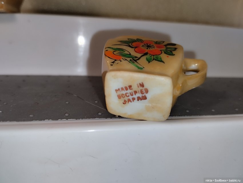 Фарфоровый сервиз мини, кукольный Япония (фото 9)