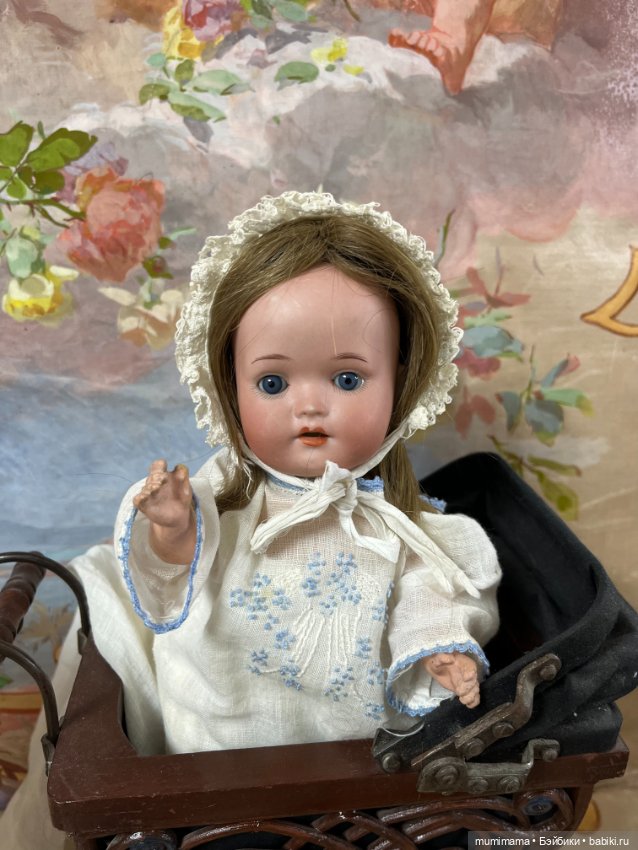 Очаровательная малышка Porzellanfabrik Mengersreuth 924 в колясочке (фото 6)